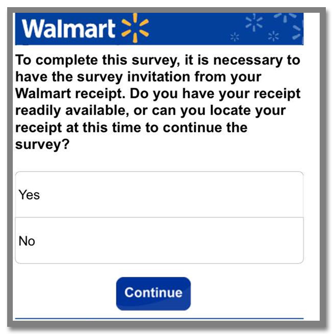 世界最大のスーパーマーケットチェーン"Walmart(ウォルマート)"のギフトカードが当たるアンケート調査キャンペーン_6枚目
