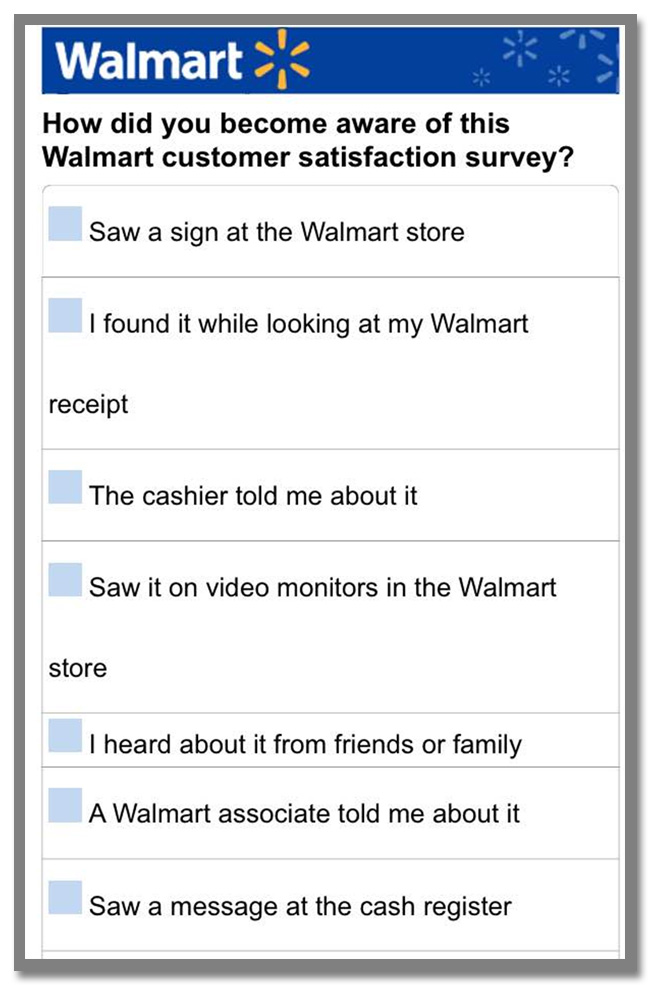 世界最大のスーパーマーケットチェーン"Walmart(ウォルマート)"のギフトカードが当たるアンケート調査キャンペーン_32枚目