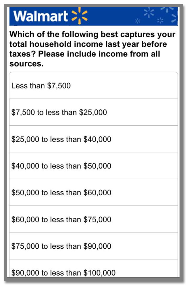 世界最大のスーパーマーケットチェーン"Walmart(ウォルマート)"のギフトカードが当たるアンケート調査キャンペーン_39枚目
